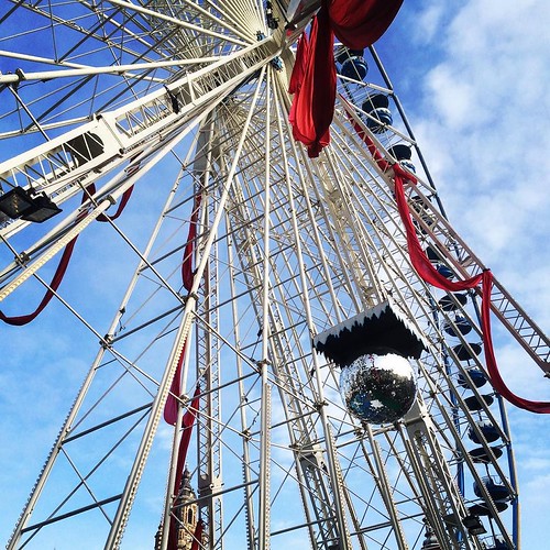 Nearly pee'd my pants on this massive Ferris Wheel in Lille. #NeverBeenOnAFerrisWheelBefore #NotLikelyToGoOnOneAgain #FerrisWheel #LilleFrance | by Flubidoo