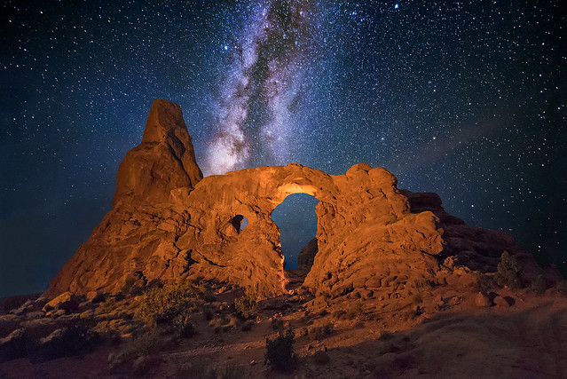 Milky Way above Turret Arch