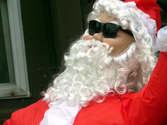 This is one Santa that won't HO HO HO!