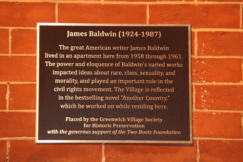 James Baldwin plaque unveiling at 81 Horatio Street 10-7-15