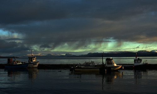 boats sunrise weather storm