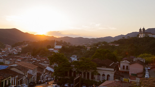 world old city sunset brazil heritage church brasil architecture century cityscape churches unesco hills valley baroque 17th
