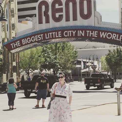 No, seriously, someone turn off the sun! I'm fucking melting! #pinupstyle #vintagestyle #truevintageootd #immelting #toofuckinghot #Reno #vacationtime | by She Knits in Pearls