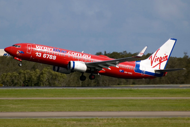 VH-VOC 'Skye Blue' Boeing 737-8BK Virgin Blue