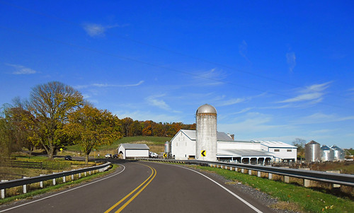 augustacounty virginia va usa road farm landscape silo