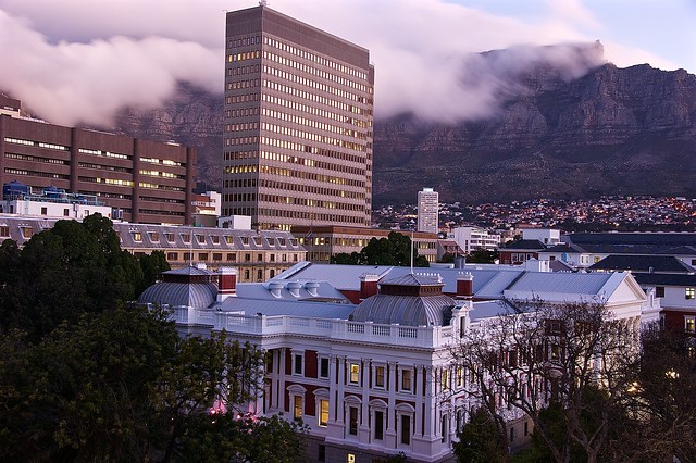 View from the Taj Cape Town Hotel