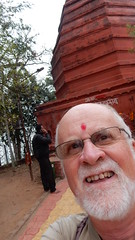 John at Umananda temple (selfie)