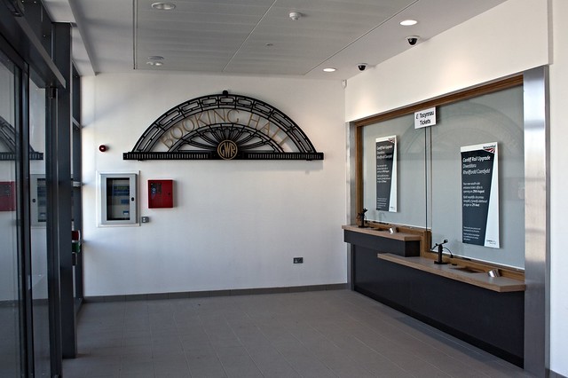 New Ticket Office, South side, Cardiff Central station