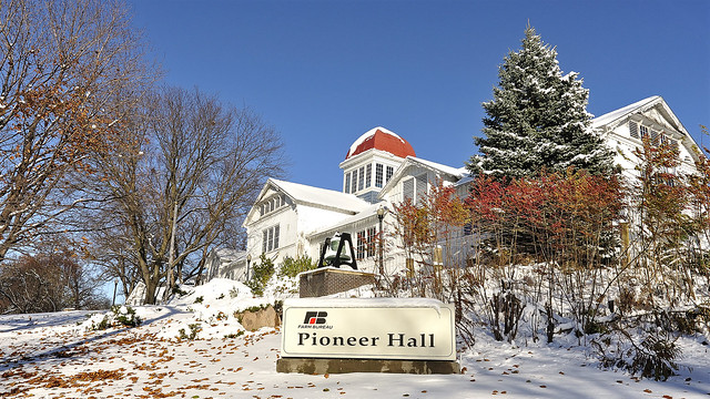 Pioneer Hall in November