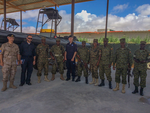 Force Commander together with Uganda Marine Units