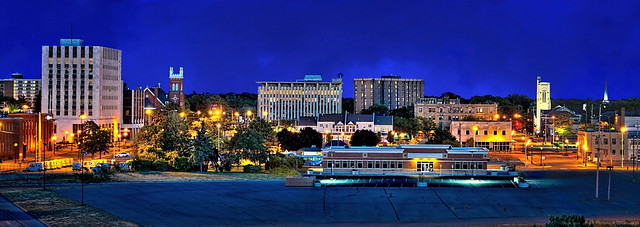 Muskegon Downtown Panorama