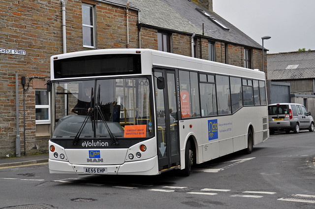 Linien Bus in Orkney Schottland. Aufnahme: 19.07.2015.