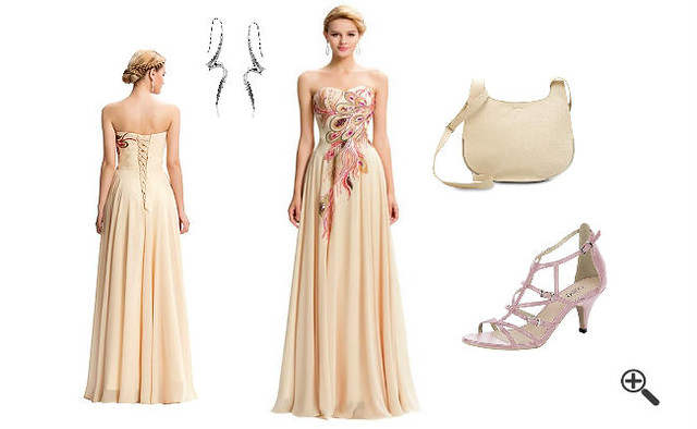 Hochzeitsoutfit für Gäste Kleider Trauzeugin Lang Pink | Flickr