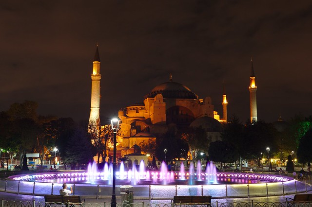 Hagia Sophia @ night