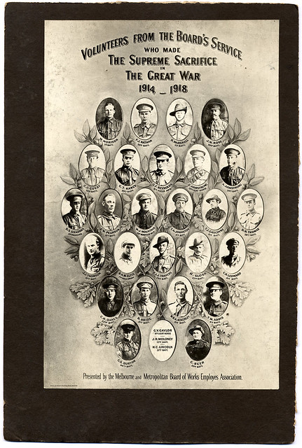Portraits of volunteers from the MMBW