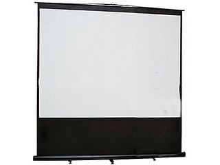 Portable Floor Pull Up Projection Screen Model: FM100V Elite Screens Reflexion Series 100-inch Diagonal 4:3