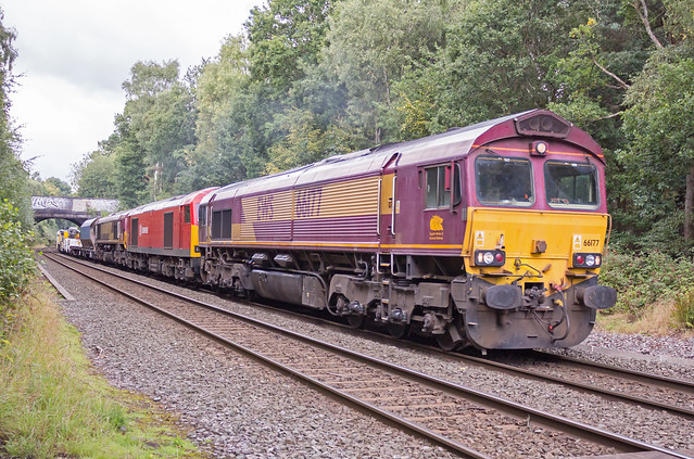 Class 66s - 66117 & 66017 & Class 60 - 60044