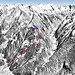 Mapa Mayrhofen - Ahorn