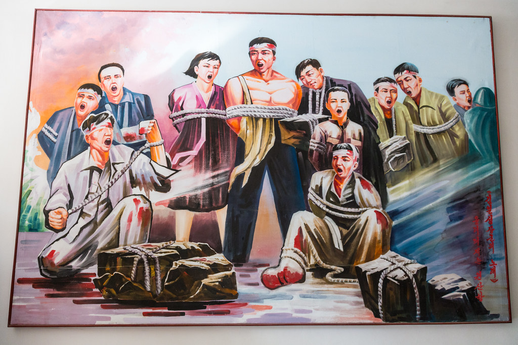 Anti-American Paintings - Hoeryong First Middle School