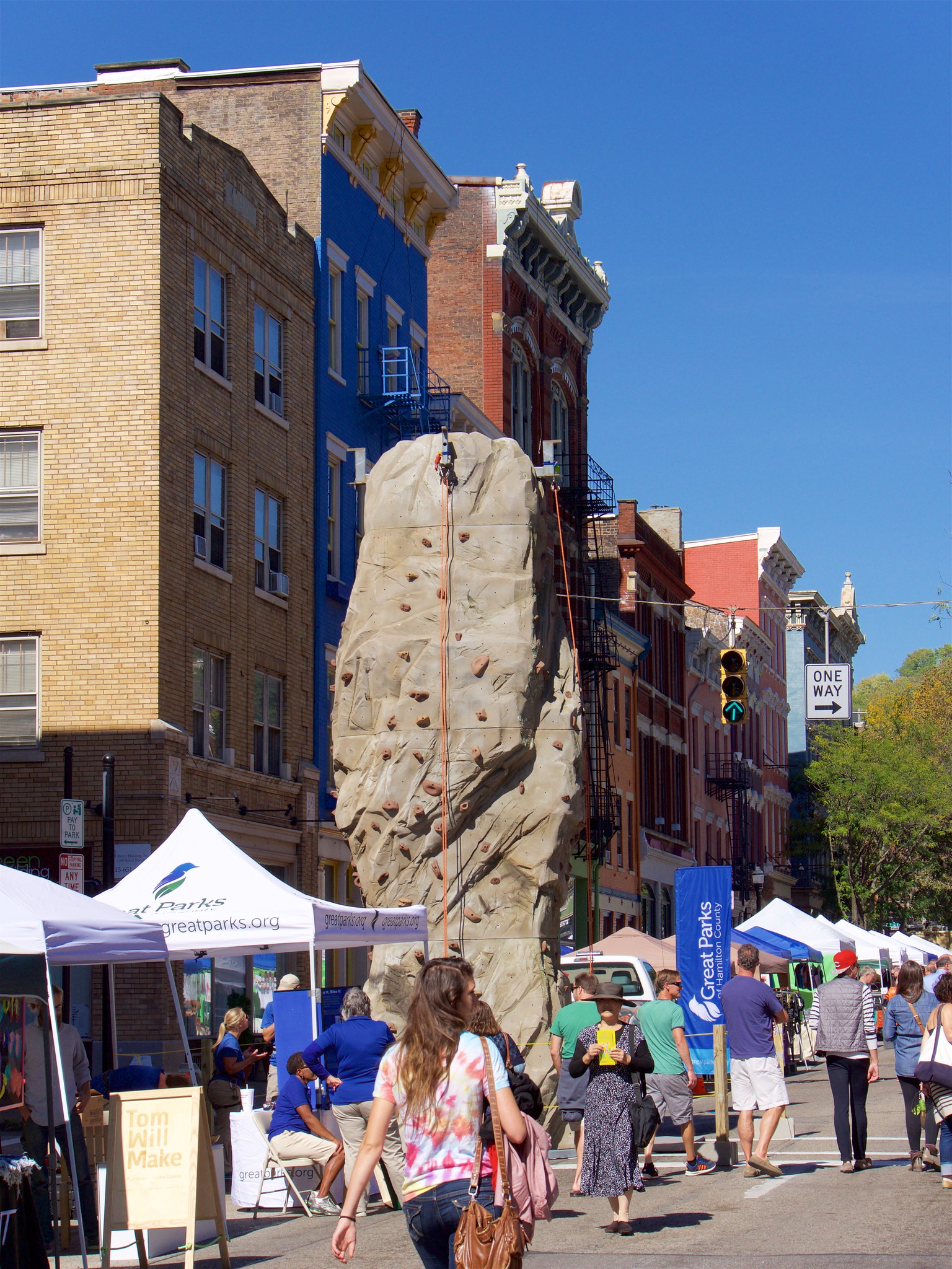 Rock Climbing on Main