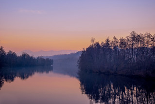 River's sunset