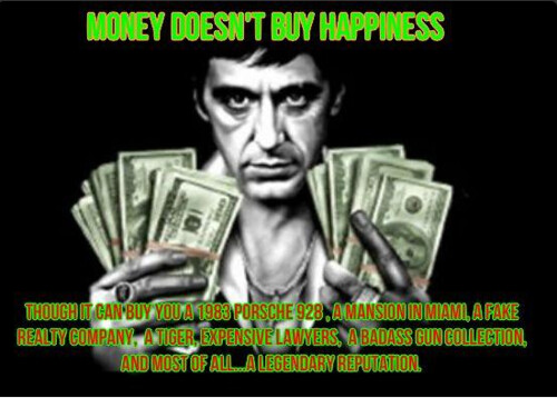 Money Doesn't Buy Happiness meme | Dylan Gray | Flickr