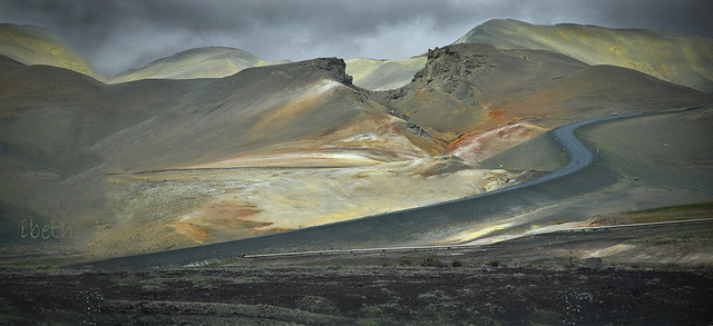 Namafjall. Gheotermal area. Iceland.