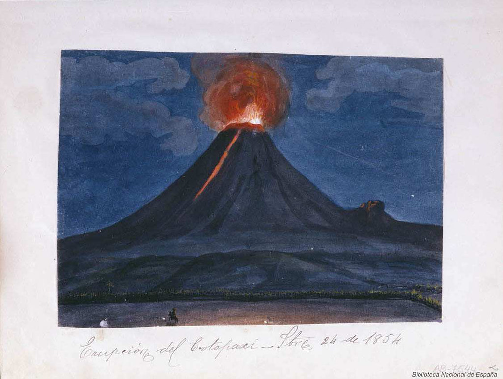 Erupción del Cotopaxi, Stbre. 24 de 1854 | Anónimo ecuatoria… | Flickr