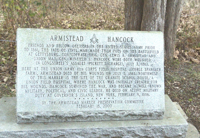 Hancock-Armistead sign at George Spangler farm