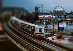 SkyTrain By Science World Vancouver
