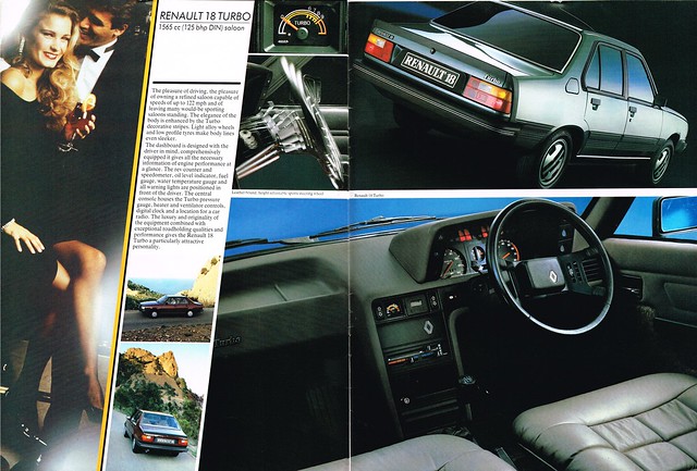 Renault 18 brochure Sep 1983 18-19 Turbo