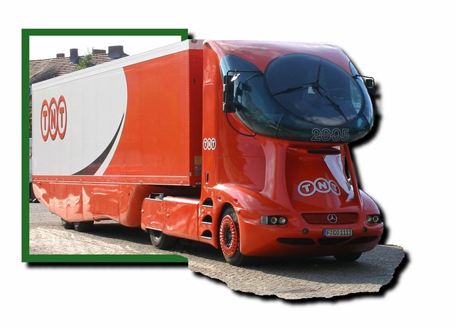TNT Promotion Truck in Potsdam