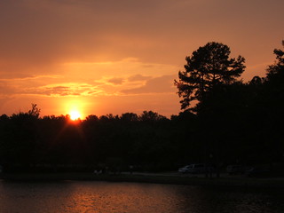 Sunset over Furman Lake