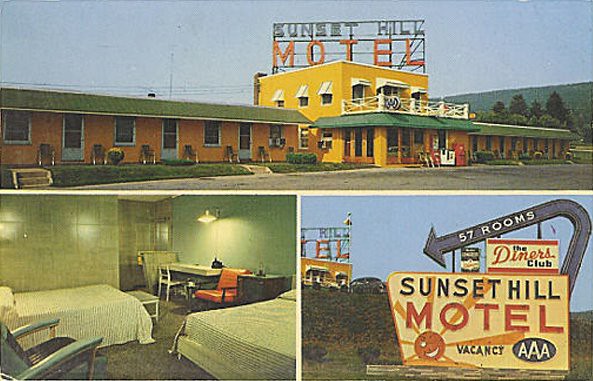 Sunset Hill Motel, Breezewood, Pennsylvania