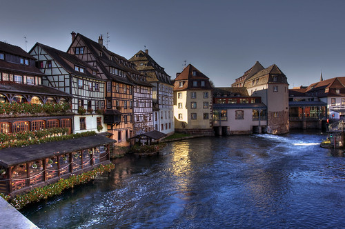france water reflections river landscape europe power places strasbourg alsace mills waterpower
