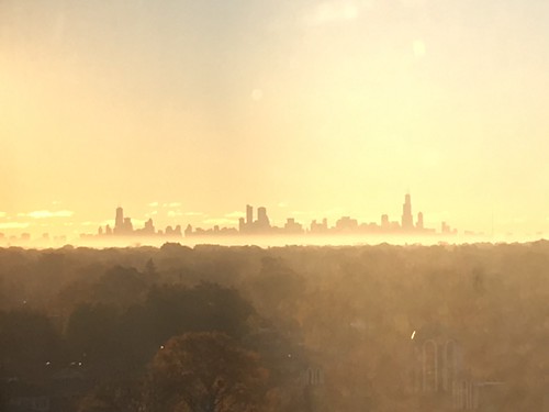chicago illinois usa 2016 morning sunrise skyline therugbyweekend apple iphone iphonese