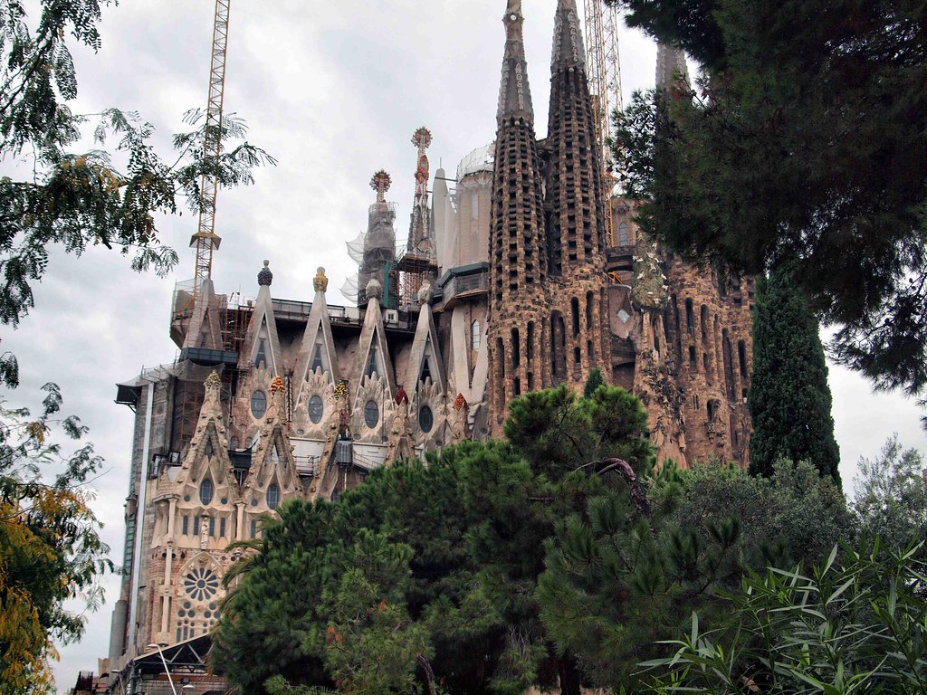 071 Gaudi's unfinished Cathedral, Barcelona