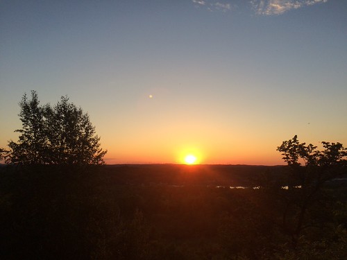 Sunset from Dundee Mountain Trail by Amy Bayer, Kettle Moraine State Forest - Northern Unitwisconsin stateforest sunset wisconsinstateparks kettlemo