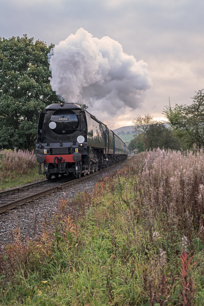 Bulleid Power | Bulleid ‘WC’ 4-6-2 no.34092 ‘Wells’ powers a… | Flickr