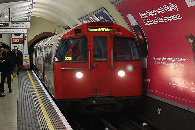 London Underground Bakerloo Line . 1972 Tube stock .