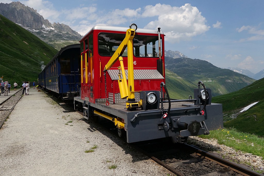 Dampfbahn Furka Bergstrecke - TM 506 der DFB