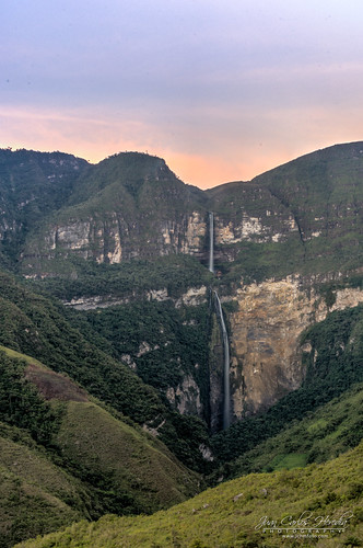 Gocta by jchmfoto.com, chachapoyas redsky sunset goldenhour magichour aquaticformation waterfall peru america southamerica 