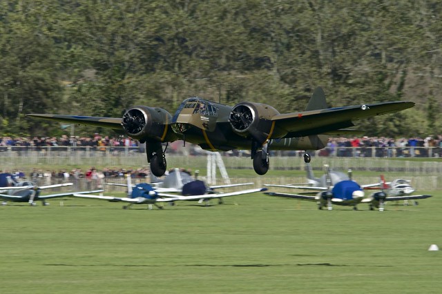 Takeoff 2, Bristol Blenheim Mk If, L6739, Goodwood Battle of Britain Flypast, 2015