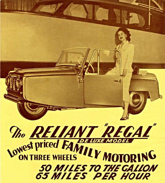 1953 Reliant Regal De Luxe Model