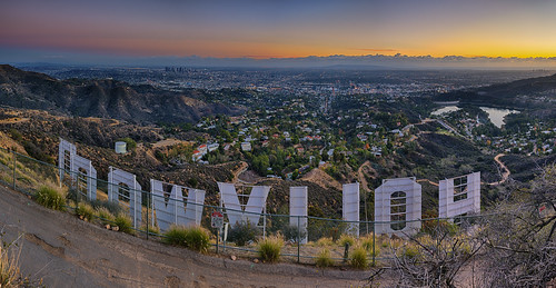 california sunset losangeles socal hollywood southerncalifornia hollywoodsign hollywoodhills