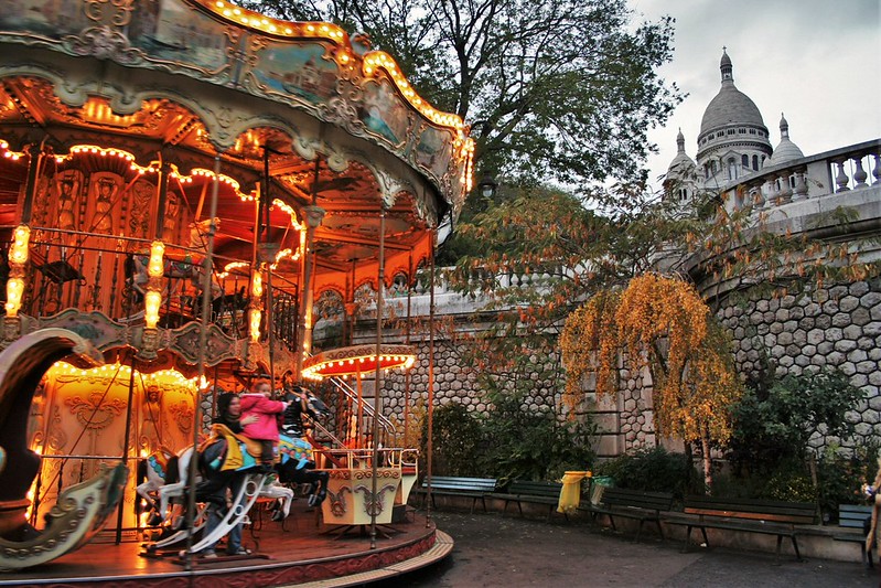 Barrio de Montmartre en París