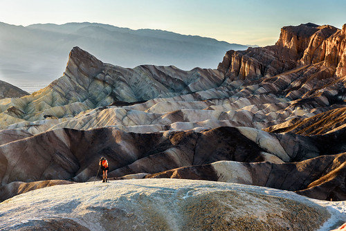 deathvalleynationalpark hiking zabriskepoint manlybeacon photographer geology striations mountains