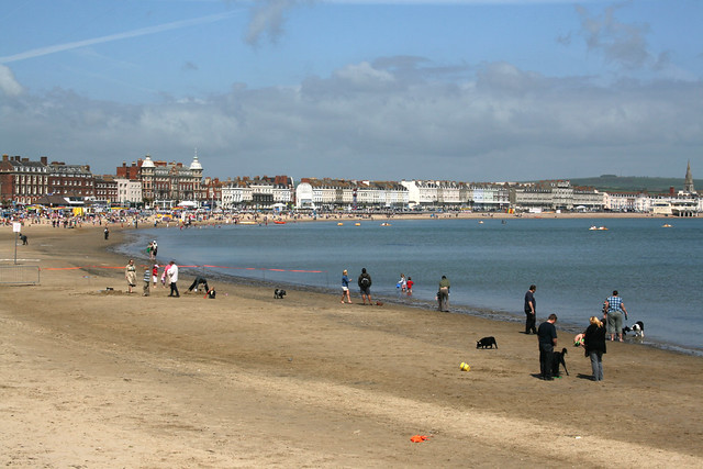 The beach at Weymouth