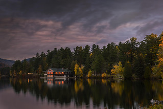 Mirror lake , Lake Placid  Adirondack New York