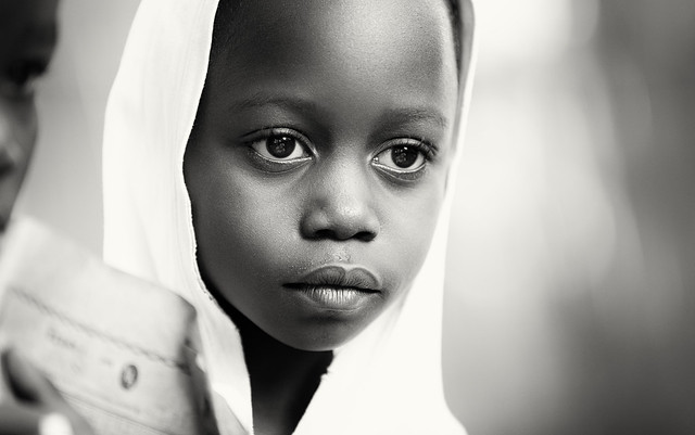 Tanzania, girl in primary school
